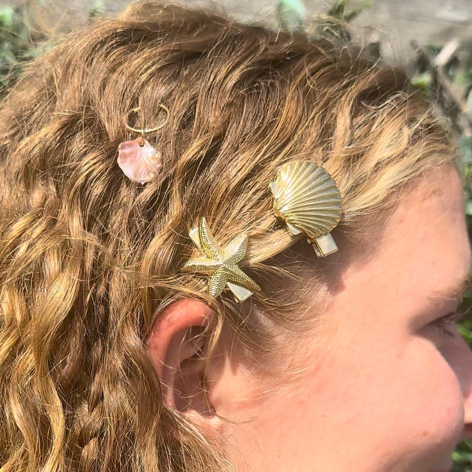 20pc shell hair rings